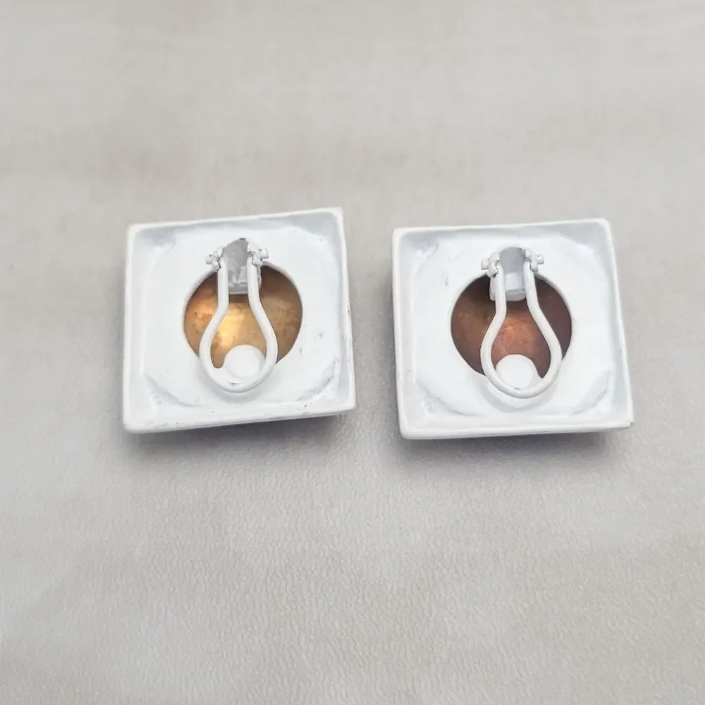 Vintage clip earrings